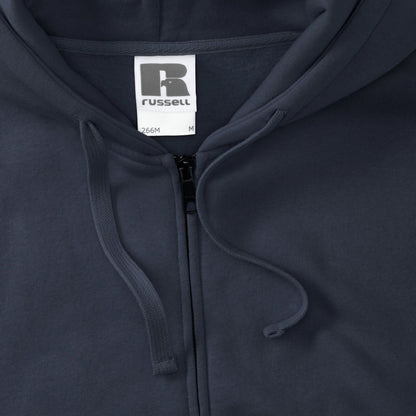 Convoy Grey - Lifestyle - Russell Mens Authentic Full Zip Hooded Sweatshirt - Hoodie