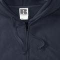 Convoy Grey - Lifestyle - Russell Mens Authentic Full Zip Hooded Sweatshirt - Hoodie