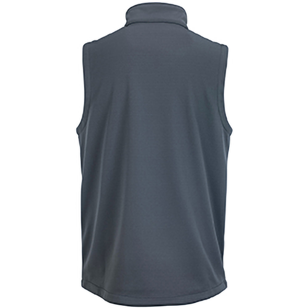 Convoy Grey - Back - Russell Mens Smart Softshell Gilet Jacket