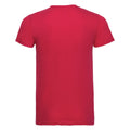 Classic Red - Back - Russell Mens Slim Short Sleeve T-Shirt