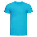 Turquoise - Back - Russell Mens Slim Short Sleeve T-Shirt