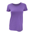 Purple Triblend - Front - Bella Ladies-Womens Triblend Crew Neck T-Shirt