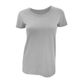 Grey Triblend - Front - Bella Ladies-Womens Triblend Crew Neck T-Shirt