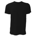 Black - Front - Canvas Unisex Jersey Crew Neck T-Shirt - Mens Short Sleeve T-Shirt