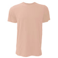 Heather Peach - Front - Canvas Unisex Jersey Crew Neck T-Shirt - Mens Short Sleeve T-Shirt