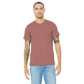 Mauve - Side - Canvas Unisex Jersey Crew Neck T-Shirt - Mens Short Sleeve T-Shirt