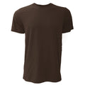 Brown - Front - Canvas Unisex Jersey Crew Neck T-Shirt - Mens Short Sleeve T-Shirt