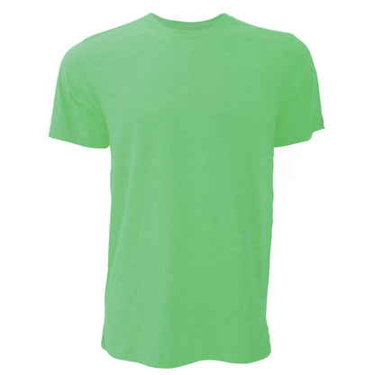Heather Green - Front - Canvas Unisex Jersey Crew Neck T-Shirt - Mens Short Sleeve T-Shirt