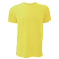 Heather Yellow Gold - Front - Canvas Unisex Jersey Crew Neck T-Shirt - Mens Short Sleeve T-Shirt