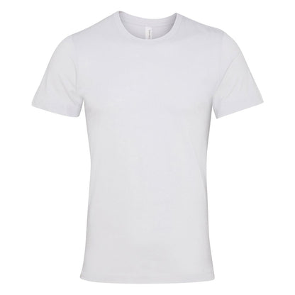 Ash Grey - Front - Canvas Unisex Jersey Crew Neck T-Shirt - Mens Short Sleeve T-Shirt