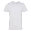 Ash Grey - Front - Canvas Unisex Jersey Crew Neck T-Shirt - Mens Short Sleeve T-Shirt