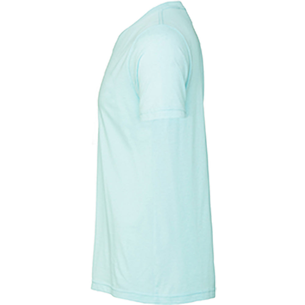 Heather Ice Blue - Side - Canvas Unisex Jersey Crew Neck T-Shirt - Mens Short Sleeve T-Shirt