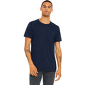Navy Blue - Side - Canvas Unisex Jersey Crew Neck T-Shirt - Mens Short Sleeve T-Shirt