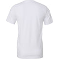 White - Back - Canvas Unisex Jersey Crew Neck T-Shirt - Mens Short Sleeve T-Shirt