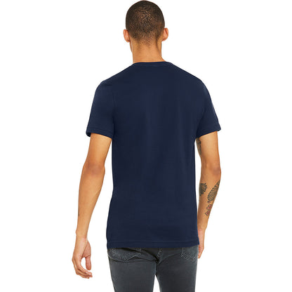 Navy Blue - Lifestyle - Canvas Unisex Jersey Crew Neck T-Shirt - Mens Short Sleeve T-Shirt