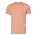 Terracotta - Front - Canvas Unisex Jersey Crew Neck T-Shirt - Mens Short Sleeve T-Shirt