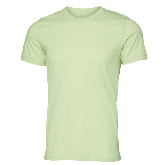 Spring Green - Front - Canvas Unisex Jersey Crew Neck T-Shirt - Mens Short Sleeve T-Shirt