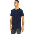 Navy Blue - Pack Shot - Canvas Unisex Jersey Crew Neck T-Shirt - Mens Short Sleeve T-Shirt