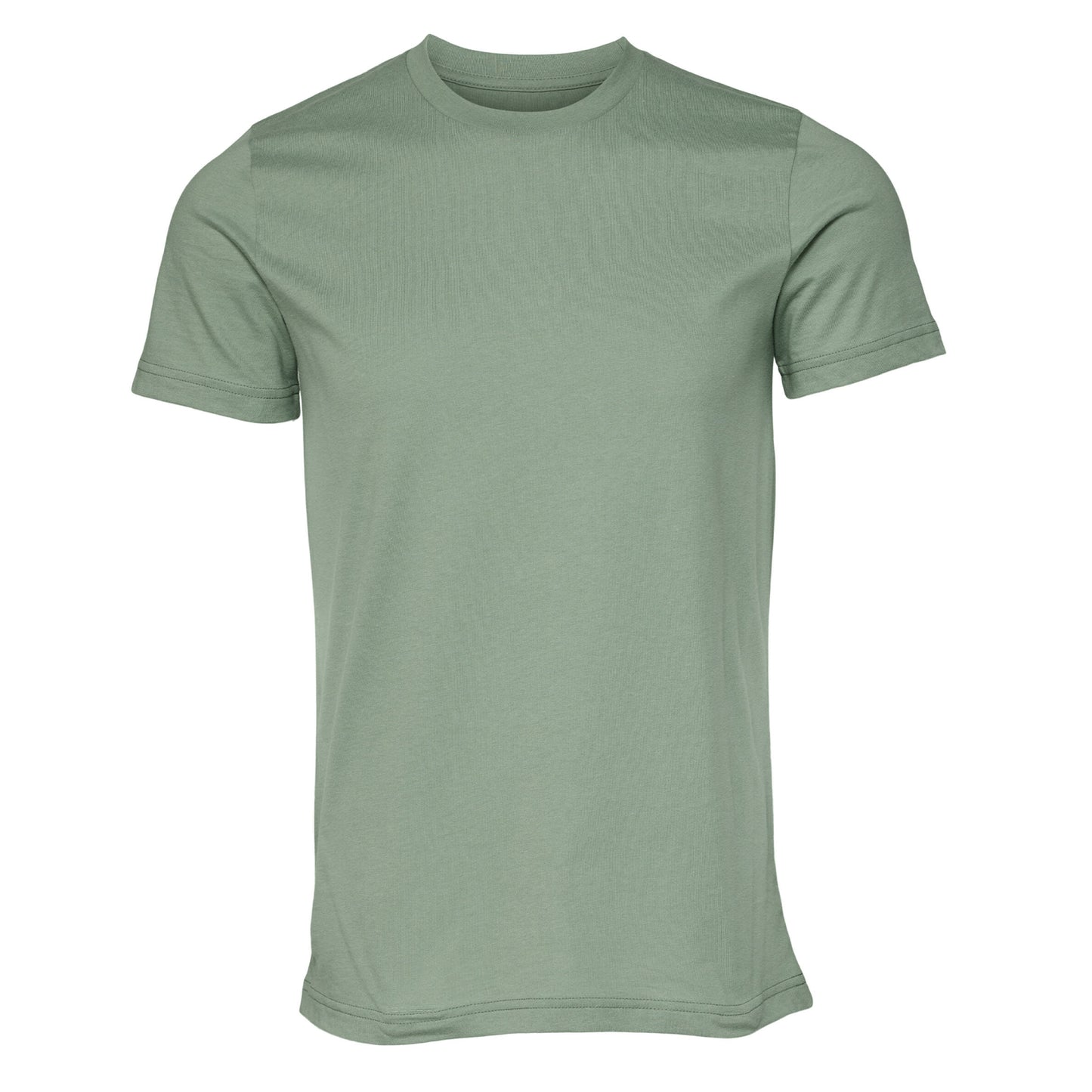 Sage - Front - Canvas Unisex Jersey Crew Neck T-Shirt - Mens Short Sleeve T-Shirt