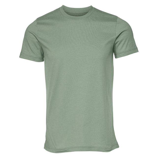 Sage - Front - Canvas Unisex Jersey Crew Neck T-Shirt - Mens Short Sleeve T-Shirt