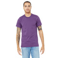 Royal Purple - Side - Canvas Unisex Jersey Crew Neck T-Shirt - Mens Short Sleeve T-Shirt