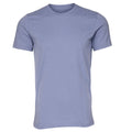 Lavender Blue - Front - Canvas Unisex Jersey Crew Neck T-Shirt - Mens Short Sleeve T-Shirt
