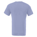 Lavender Blue - Back - Canvas Unisex Jersey Crew Neck T-Shirt - Mens Short Sleeve T-Shirt