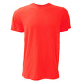 Red - Front - Canvas Unisex Jersey Crew Neck T-Shirt - Mens Short Sleeve T-Shirt