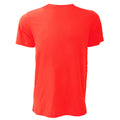 Red - Back - Canvas Unisex Jersey Crew Neck T-Shirt - Mens Short Sleeve T-Shirt