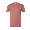 Mauve Triblend - Front - Canvas Triblend Crew Neck T-Shirt - Mens Short Sleeve T-Shirt