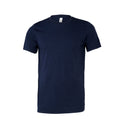 Navy - Front - Canvas Triblend Crew Neck T-Shirt - Mens Short Sleeve T-Shirt