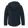 Navy Blue - Back - B&C Mens Hooded Softshell Breathable, Waterproof & Windproof Jacket (Fleece Lining)