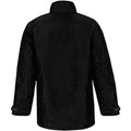 Black - Back - B&C Mens Real+ Premium Windproof Thermo-Isolated Jacket (Waterproof PU Coating)