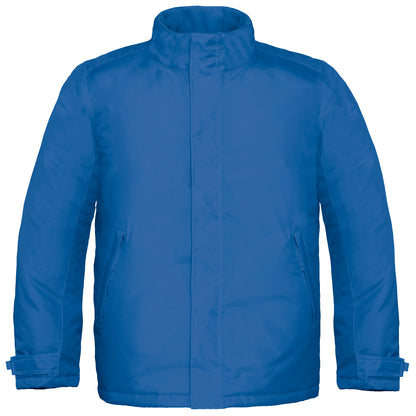 Royal - Front - B&C Mens Real+ Premium Windproof Thermo-Isolated Jacket (Waterproof PU Coating)