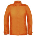 Orange - Front - B&C Womens-Ladies Premium Real+ Windproof Waterproof Thermo-Isolated Jacket