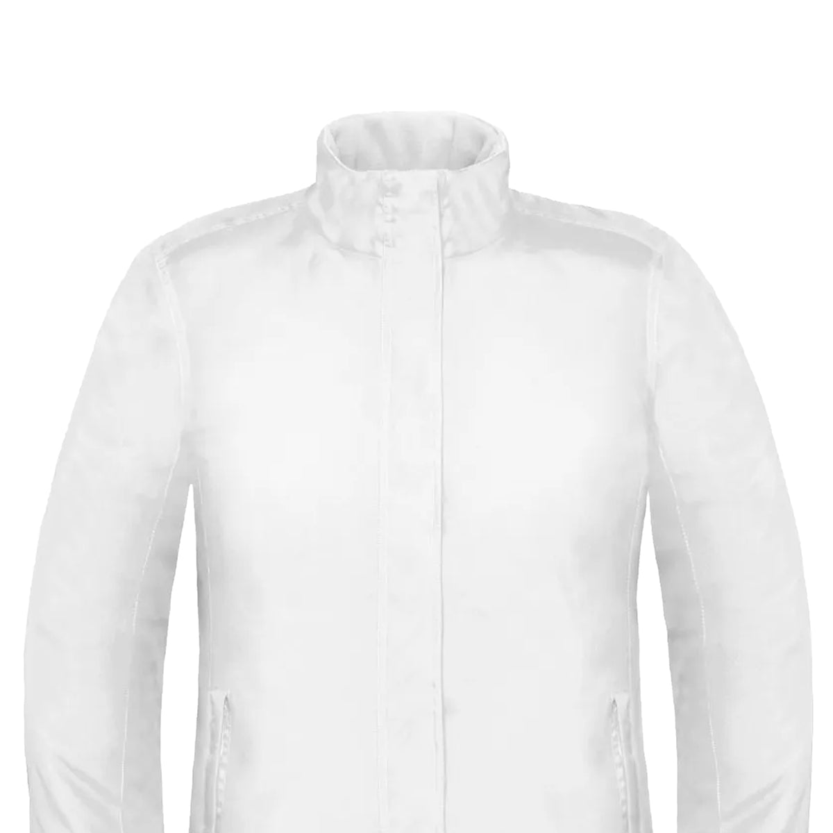 White - Back - B&C Womens-Ladies Premium Real+ Windproof Waterproof Thermo-Isolated Jacket