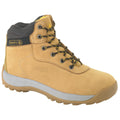 Tan - Front - Delta Plus Unisex Nubuck Leather Hiker Safety Boots