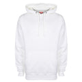 White - Front - FDM Unisex Plain Original Hooded Sweatshirt - Hoodie (300 GSM)