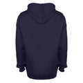 Navy-Heather Grey - Back - FDM Unisex Contrast Hooded Sweatshirt - Hoodie (300 GSM)