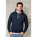 Navy-Heather Grey - Side - FDM Unisex Contrast Hooded Sweatshirt - Hoodie (300 GSM)