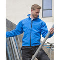 Azure Blue - Lifestyle - Result Mens Softshell Premium 3 Layer Performance Jacket (Waterproof, Windproof & Breathable)