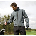 Workguard Grey - Back - Result Mens Softshell Premium 3 Layer Performance Jacket (Waterproof, Windproof & Breathable)