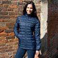 Navy Blue - Lifestyle - Result Ladies-Womens Ice Bird Padded Jacket (Water Repellent & Windproof)