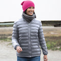 Frost Grey - Back - Result Ladies-Womens Ice Bird Padded Jacket (Water Repellent & Windproof)