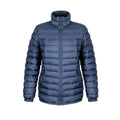 Navy Blue - Front - Result Ladies-Womens Ice Bird Padded Jacket (Water Repellent & Windproof)