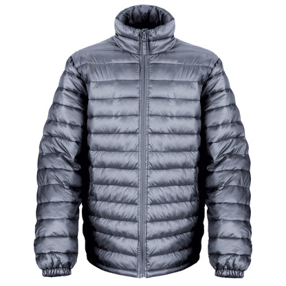 Frost Grey - Front - Result Mens Ice Bird Padded Winter Jacket (Water Repellent & Windproof)