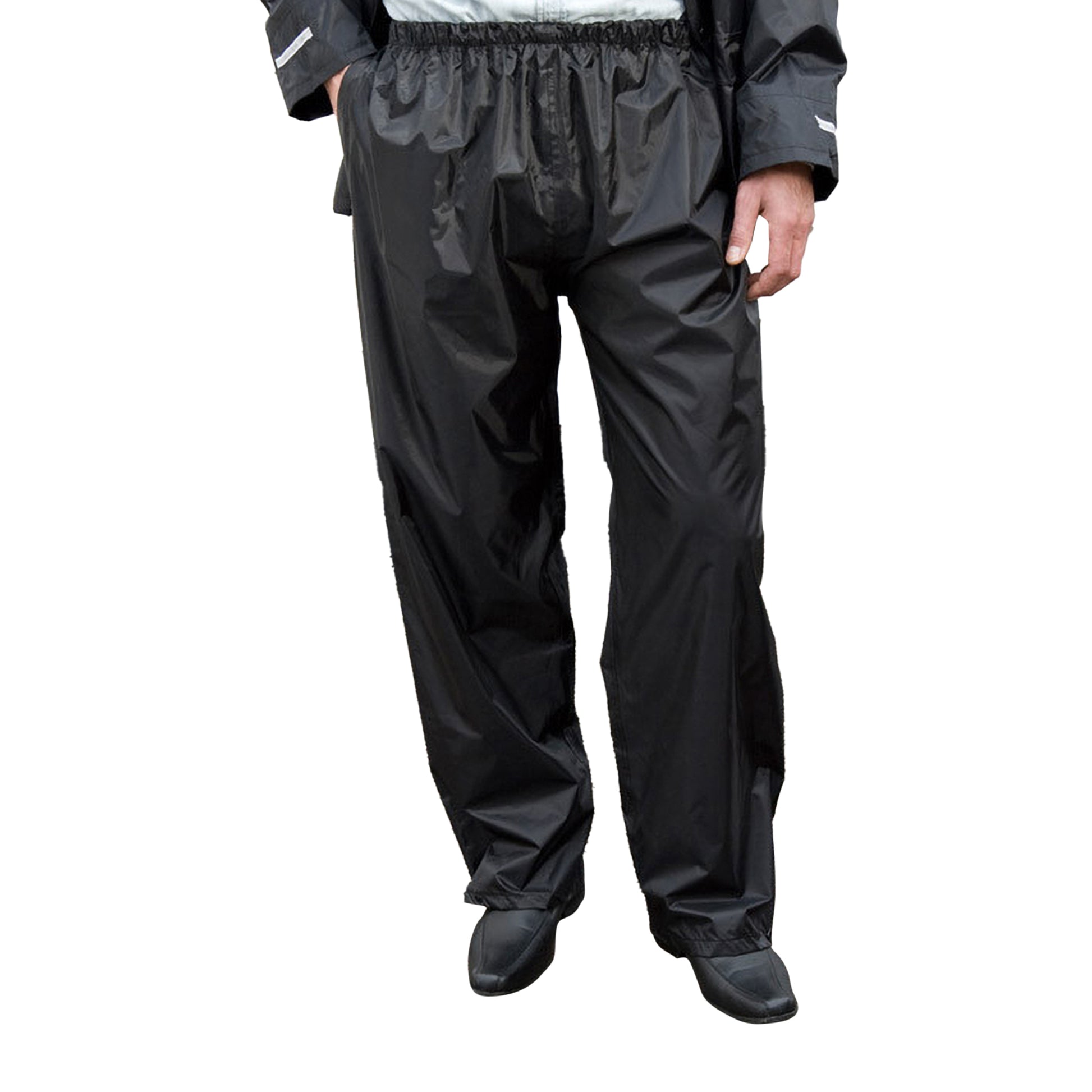 Black - Back - Result Core Kids-Childrens Unisex Stormdri Rain Over Trouser - Pants