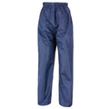 Navy Blue - Front - Result Mens Core Stormdri Rain Over Trousers - Pants