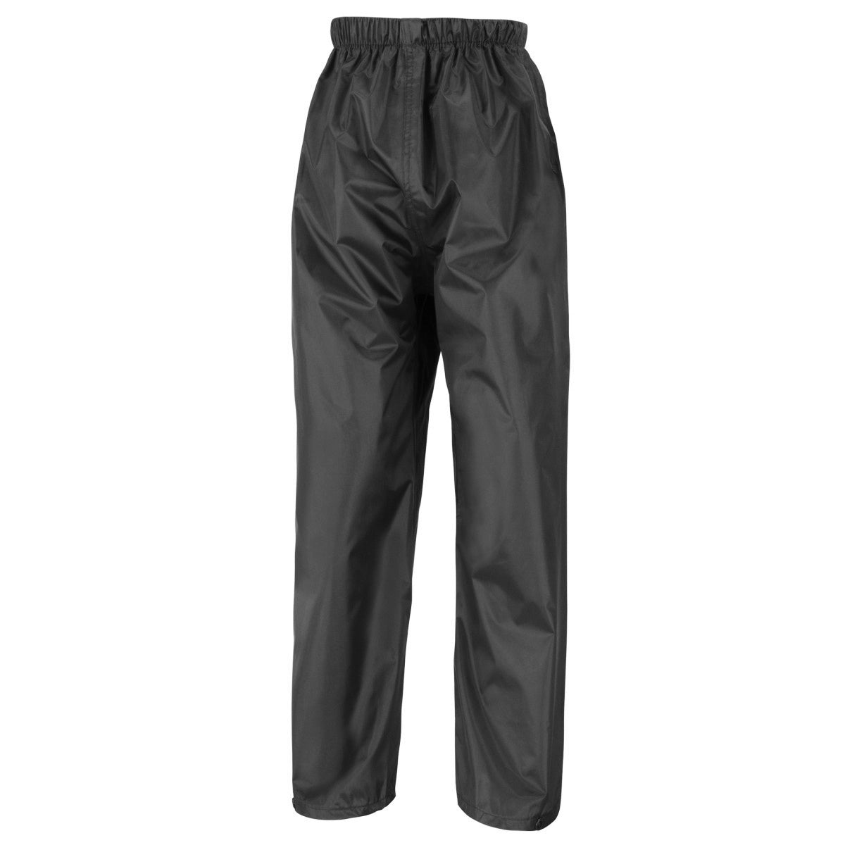 Black - Front - Result Mens Core Stormdri Rain Over Trousers - Pants