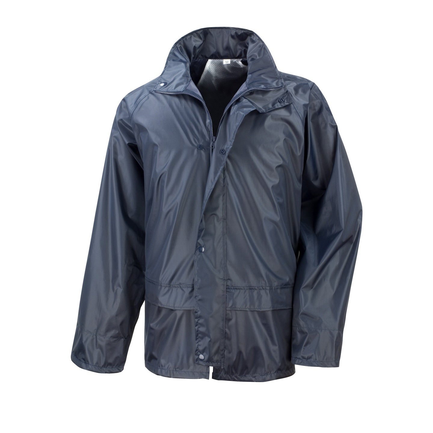 Navy Blue - Front - Result Mens Core Stormdri Rain Over Jacket